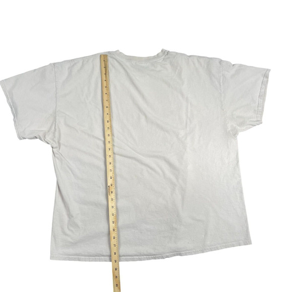 90s Y2K I Don't Give A Rat's Ass T-Shirt 2XL Gray Donkey Funny Unisex DEFECT - Picture 6 of 7